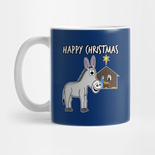 Christmas Donkey Nativity Carols Christian Church Humor Mug